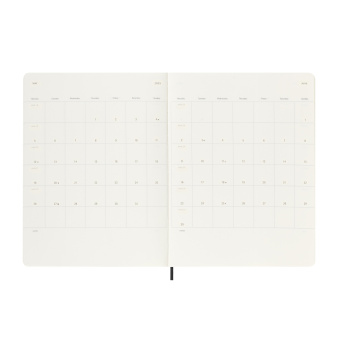 картинка Еженедельник Moleskine Classic Soft (мягкая обложка), 2025, XLarge (19х25см), черный от магазина Молескинов