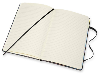 картинка Записная книжка Moleskine Studio Collection (в линейку), YELLENA JAMES, Large (13х21см), черная от магазина Молескинов
