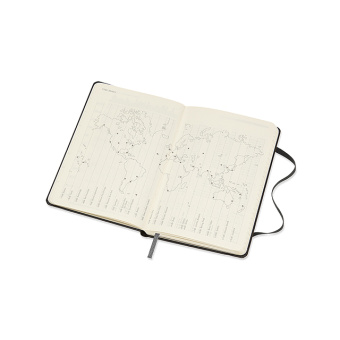 картинка Еженедельник Moleskine Classic 2022 вертикальный блок, Pocket (9x14 см), черный от магазина Молескинов