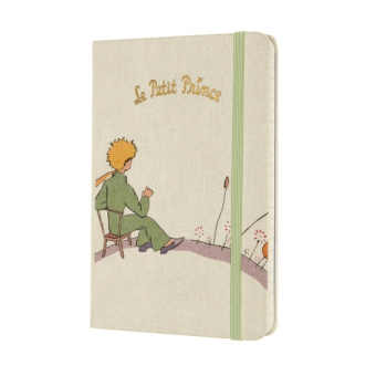 картинка Еженедельник Moleskine Le Petit Prince (2020-2021), Pocket (9x14 см), светло-серый от магазина Молескинов
