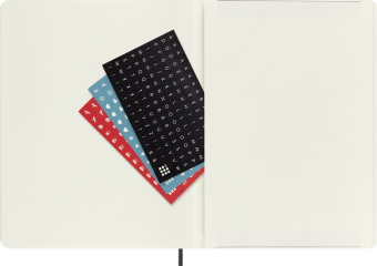 картинка Ежемесячник-планинг Moleskine Classic Soft (мягкая обложка) (2021-2022), XLarge (19x25 см), черный от магазина Молескинов
