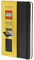 Записная книжка Moleskine  Limited Edition "Lego" (в линейку), Large (13х21см), черная, в твердой обложке