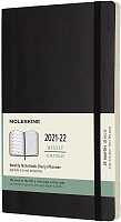 Еженедельник Moleskine Classic Soft (мягкая обложка), (2021-2022), Large (13x21 см), черный