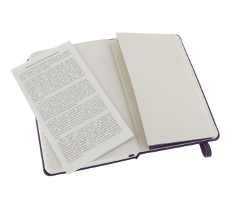 картинка Записная книжка Moleskine Classic (в линейку), Pocket (9х14см), фиолетовая от магазина Молескинов