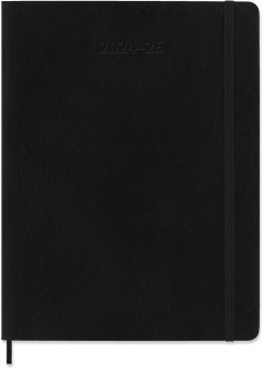 картинка Еженедельник Moleskine Classic Soft (мягкая обложка), (2024-2025), XLarge (19x25 см), черный от магазина Молескинов