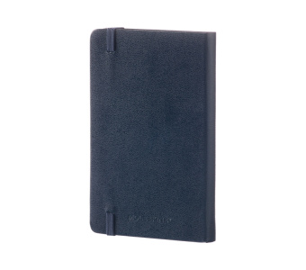 картинка Записная книжка Moleskine Classic (в линейку), Pocket (9x14 см), синяя от магазина Молескинов