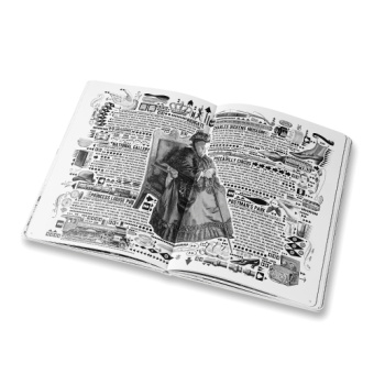 картинка Книга Moleskine,"Городские карты и истории современников 19 века", (21х30см) от магазина Молескинов
