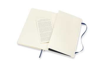 картинка Записн книж Moleskine Classic Soft(мягкая обложка),в лин,Large(13х21 см),син,без пленки,b2b от магазина Молескинов