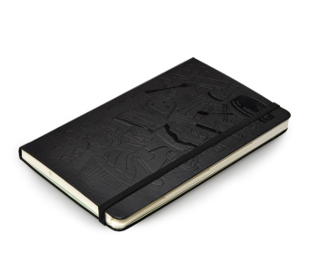 картинка Записная книжка Moleskine Passion Dessert Journal, Large (13x21см), черная от магазина Молескинов
