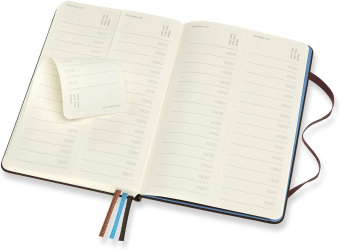 картинка Записная книжка Moleskine Voyageur, Large (11.8 x 18.2см), темно-коричневая от магазина Молескинов
