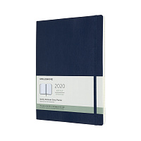 Еженедельник Moleskine Classic Soft (2020), XLarge (19х25см), темно-синий (b2b)