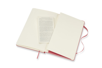 картинка Записная книжка Moleskine Classic (в линейку), Large (13х21см), розовая от магазина Молескинов
