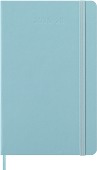 картинка Еженедельник 18 месяцев Moleskine Classic 2025 - 2026, Large (13x21 см), твердая обложка, аквамарин от магазина Молескинов