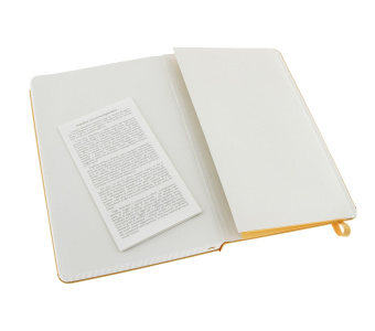 картинка Записная книжка Moleskine Classic (в клетку), Large (13х21см), желтая от магазина Молескинов