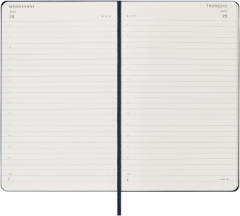 картинка Ежедневник Moleskine Classic 2023, Large (13x21 см), синий от магазина Молескинов