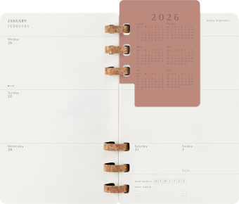 картинка Еженедельник Moleskine Spiral Soft (в мягкой обложке) 2026, Large (13x21 см), черный от магазина Молескинов