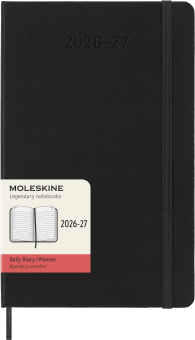 картинка Ежедневник Moleskine Classic (2026-2027), Large (13x21 см), черный от магазина Молескинов