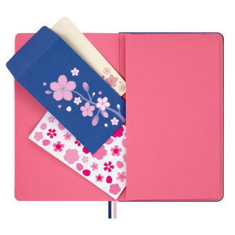 картинка Записная книжка Moleskine Limited Edition Sakura, Large (13x21см), в линию, в подарочной коробке от магазина Молескинов
