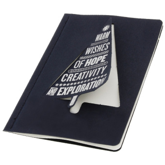 картинка Набор для письма Moleskine Note Card Large (11,5х17,5см) 'Ornament Card Tree', синий от магазина Молескинов
