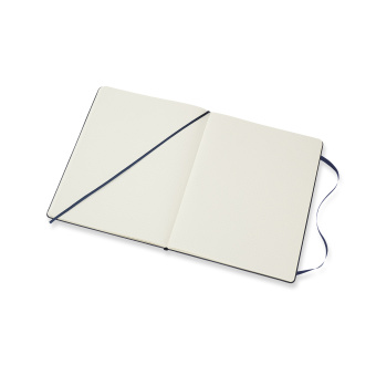 картинка Записная книжка Moleskine Classic (в точку), XLarge (19х25см), синяя от магазина Молескинов