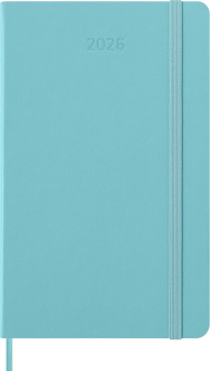 картинка Еженедельник Moleskine Classic 2026, Large (13x21 см), аквамарин от магазина Молескинов