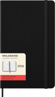 картинка Ежедневник Moleskine Classic 2026, Large (13x21 см), черный от магазина Молескинов