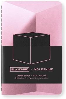 картинка Набор из 4 тетрадей Moleskine Cahier Limited Edition BlackPink, нелинованные, Pocket (9х14см), черные и розовые от магазина Молескинов