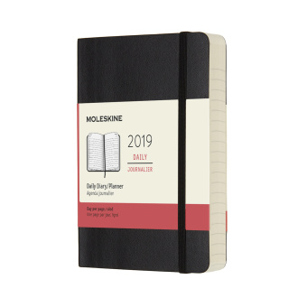 картинка Ежедневник Moleskine Classic Soft (2019), Pocket (9x14 см), черный от магазина Молескинов