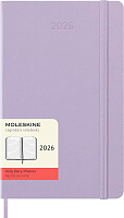Ежедневник Moleskine Classic 2026, Large (13x21 см), сиреневый