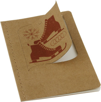 картинка Набор для письма Moleskine Pocket 'Ornament Card Ice Skate', бежевый от магазина Молескинов