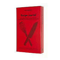Записная книжка Moleskine Passion Recipe Journal, Large (13x21 см), красная