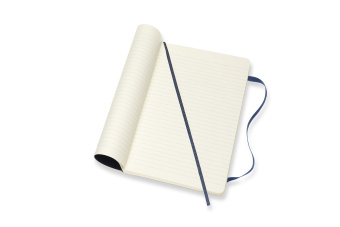 картинка Записн книж Moleskine Classic Soft(мягкая обложка),в лин,Large(13х21 см),син,без пленки,b2b от магазина Молескинов