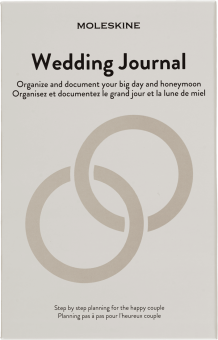 картинка Записная книжка Moleskine Passion Wedding Journal, Large (13x21см), белая от магазина Молескинов