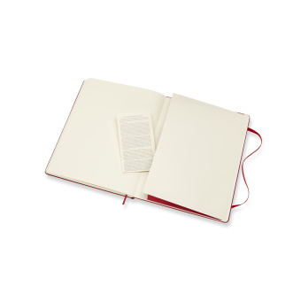 картинка Записная книжка Moleskine Classic (в клетку), XLarge (19х25 см), красная от магазина Молескинов