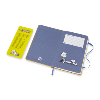 картинка Еженедельник Moleskine Peanuts (2021), Pocket (9x14 см), желтый от магазина Молескинов