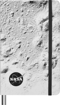 картинка Записная книжка Moleskine Limited Edition "NASA Inspired", (в линию), Large (13 х 21 см), светло-серая от магазина Молескинов
