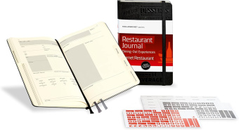 картинка Записная книжка Moleskine Passion Restaraurant Journal, Large (13x21см), черная от магазина Молескинов