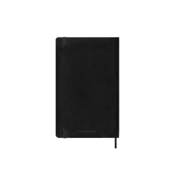 картинка Еженедельник Moleskine Classic Soft (мягкая обложка),2025,Large (13x21 см),черный, гориз.блок от магазина Молескинов