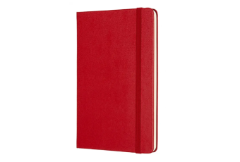 картинка Записная книжка Moleskine Classic (нелинованная), Medium (11,5х18 см), красная от магазина Молескинов