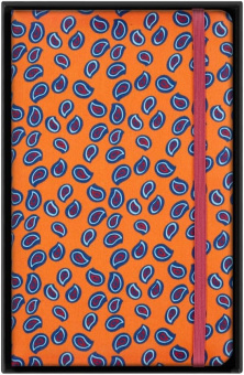 картинка Еженедельник недатированный Moleskine Limited Edition Silk, в линейку, Large (13х21см), оранжевый от магазина Молескинов