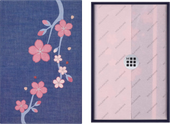 картинка Записная книжка Moleskine Limited Edition Sakura, Pocket (9x14см), в линию, в подарочной коробке от магазина Молескинов
