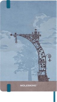 картинка Набор Moleskine Limited Edition Casa Batllo (записная книжка, в линейку, Large (13x21), голубая и шариковая ручка Kaweco, синяя) от магазина Молескинов