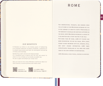картинка Записная книжка - путеводитель Moleskine "LUXE City", ROME, Pocket (9х14 см) от магазина Молескинов