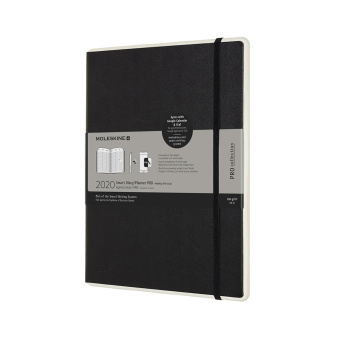 картинка Планинг Moleskine Professional Smart (2020), XLarge (19x25 см), черный от магазина Молескинов