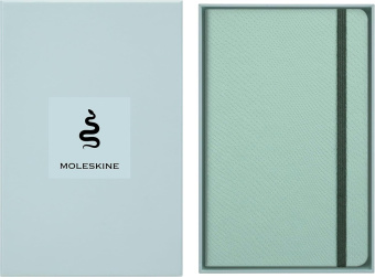 картинка Записная книжка Moleskine Limited Edition Vegea Snake Mamba, Large (13x21см), в мягкой обложке, в линейку, в подарочной упаковке от магазина Молескинов
