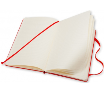 картинка Записная книжка Moleskine Classic (в линейку), Large (13х21см), красная от магазина Молескинов