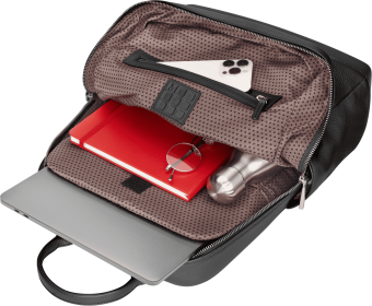 картинка Рюкзак Moleskine Classic, натуральная кожа, 15"(30 x 41 x 12 см), черный от магазина Молескинов