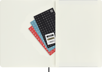 картинка Еженедельник 18 месяцев Moleskine Classic (мягкая обложка) (2026-2027), XLarge (19x25 см), черный от магазина Молескинов