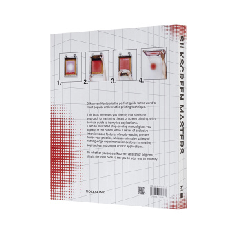 картинка Книга Moleskine, "Мастерство шелкографии", (21х25см), белая, в мягкой обложке от магазина Молескинов