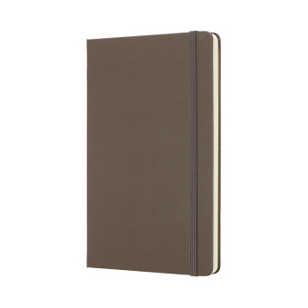 картинка Записная книжка Moleskine Classic (в линейку), Large (13х21см), коричневая от магазина Молескинов